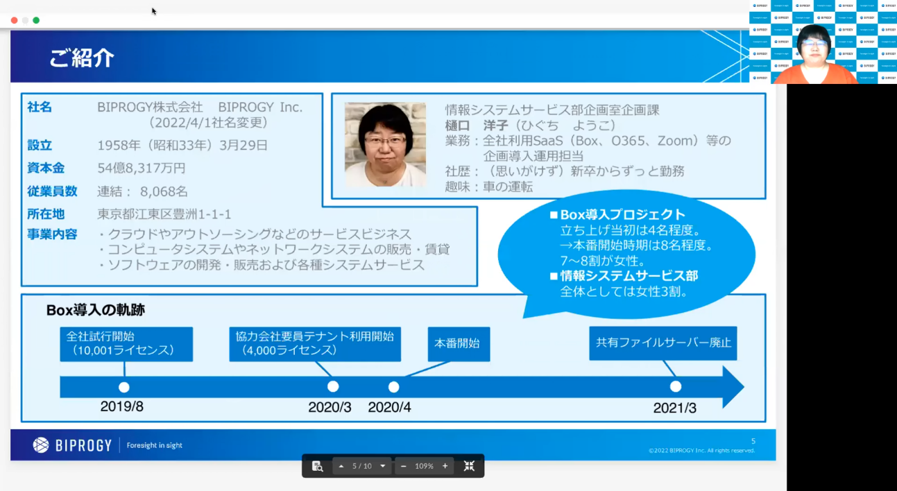 ITサービス企業「BIPROGY（ビプロジー）」樋口洋子氏　ご紹介